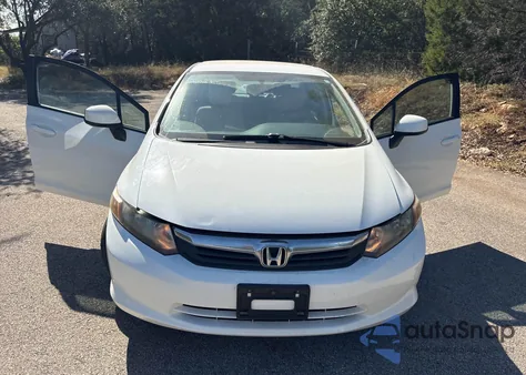 2012 Honda Civic Lx from USA, damaged, VIN 2HGFB2F59CH586797